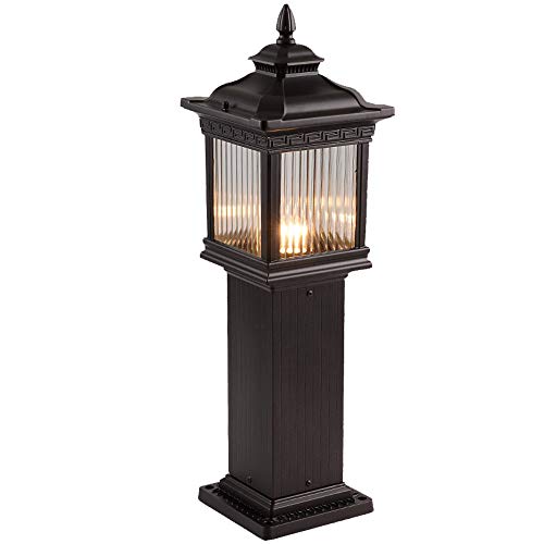 SZHANG American Outdoor Lamp, Lawn Floor Lamp, Column Head Lamp, Wall Lamp, Garden Villa Power Supply, Garden Lamp, Waterproof IP65 Garden Landscape Lamp