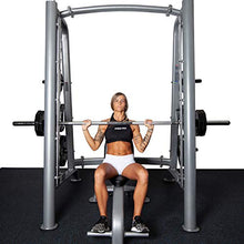 Fitness First Smith Machine with Olympic Weight Plate Storage Silver
