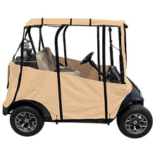 DOORWORKS GOLF CART ENCLOSURES Premium Golf Cart Cover Tan