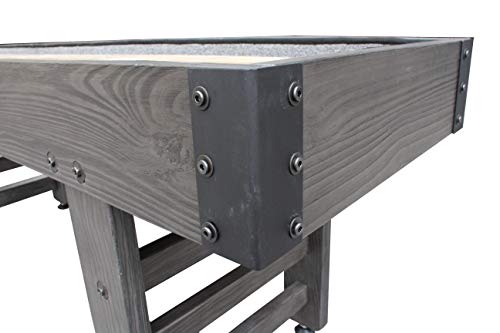 Playcraft Saybrook Midnight Shuffleboard Table Midnight Charcoal Gray 12