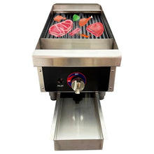 Yokoma Commercial Desktop Gas Broiler Machine Smokeless Natural Gas Countertop Grill Machine for Steak BBQ 43x30cm Grill Compact Efficient for Indoor Outdoor