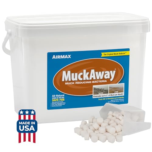 Airmax MuckAway Bacteria Enzyme Tablets for Ponds & Lakes, 48 Scoops