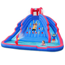 SUNNY & FUN Ultra Climber Inflatable Water Slide Park with Two Slides