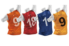 Kwik Goal Youth Numbered Scrimmage Vests 1-50 Royal