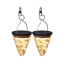 2 Pcs Outdoor Waterproof Festival Led Garden Light Decoration Path Lawn Solar Powered Flickering Ornamental Home Yard Hanging
