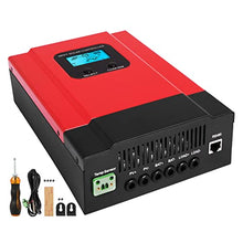 ROROLL Solar Charge Controller, 60A 40A MPPT Solar Controller 48V/36V/24V/12V Auto Back-Light LCD Max 150VDC Input Energy Saving WiFi RS485 Port(60A)