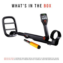 Minelab GO-FIND 44 Lightweight and Compact Metal Detector Bundle (Black)