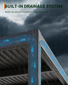 Outdoor Pergola 12'X16' 94AS Drainage System