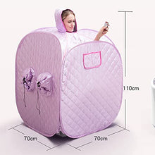 DKDZZXHUS Lightweight Indoor Sauna Tent Portable Steam Sauna Spa Timer 99 Minutes Steam Sauna with Remote Control and 5 Adjustable Levels