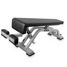 Valor Fitness DF-1 Adjustable Decline/Flat Bench Black/Chrome