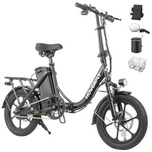HOVERFLY H3 16" Folding Electric Bike 500W Black