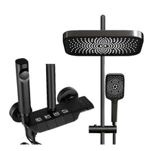 Shower shower set, piano keys, pressurized digital display, bathroom, rain