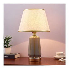 WOAITIANTIAN Desk Lamps Nordic Ceramic Bedside Lamp with Remote & Stepless Dimming(Green)