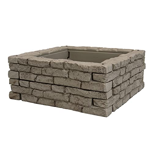 RTS Home Accents Rock Lock Raised Garden Bed Kit, 48" Square