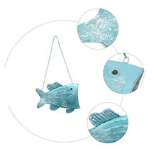 8 pcs Planter Fish Decoration Container Flowerpot Metal Creative Iron Shaped Flower Holder Pendant Wall Suspension Decor Arrangement Basket Art Hanging Wall-Mounted Rack (As Shownx3pcs 30X6CMx3pcs)