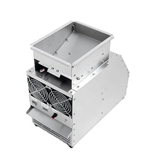 Bird Feed Thrower Blown Shell Separator with Adjustable Speed Fan, Enlarged Feeding Port, for Millet, Miscellaneous Grains, Melon Seeds, Rice, Beans, Parrot Bird Food, Etc.