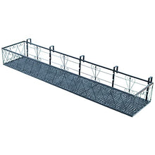 Plant Stand Heightened Railing Planter Baskets, Heavy Duty Iron Hanging Potted Plants Rack, For Patio Porch Deck Fence Balcony Window Decorative( 150Cm/59Inch)