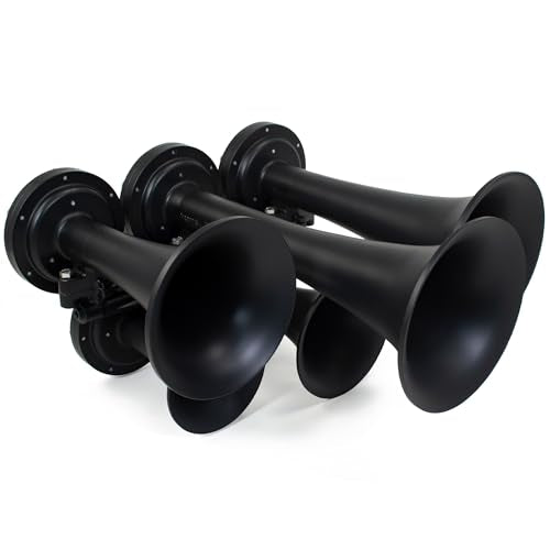 HornBlasters Nathan Airchime K5HA Train Horn Stealth Black