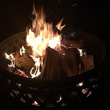 Fire Pit Outdoor Large Bonfire Wood Burning Firepit Bowl BBQ Charcoal Grill Picnic Stove with Spark Screen Cover, Log Grate, Poker, Brazier for Backyard Garden Camping Bonfire Patio