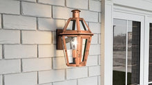 Quoizel Burdett 1-Light Outdoor Wall Lantern Aged Copper