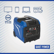 Powerhorse Generator, 8000 Surge Watts, 6000 Rated Watts, 62dB