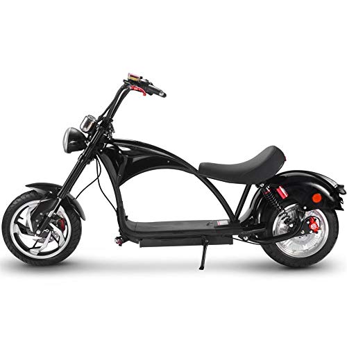 MotoTec Lowboy 60v 20ah 2500w Lithium Scooter Black