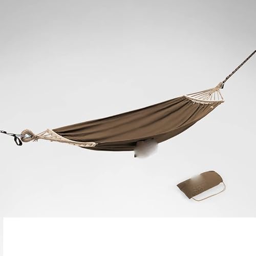 MaGiLL Outdoor Hammock Anti-Rollover Single Canvas Hammock Outdoor Camping Swing Adult Portable Hanging Chair (Color : 3-Pack, Size : Light Grey)