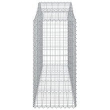 Arched Gabion Baskets 4 pcs Galvanized Iron Plant Pots Self-Watering Indoor Outdoor Gardening White Black