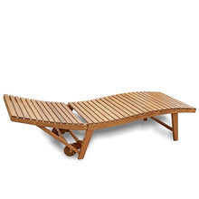 Whitecap Teak Pool Lounge Chair Brown