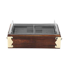 Portable Wood Stainless Steel Bbq Grill Food Barbecue Cooking Tools Charcoal Stove Camping Kitchen Accessor