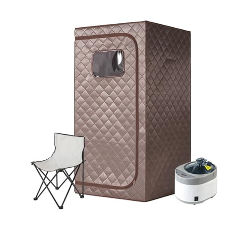 DKDZZXHUS Portable 2 Person Sauna Tent Home Sauna Kit Double Full Body Large Space Spa 4L Steam Machine