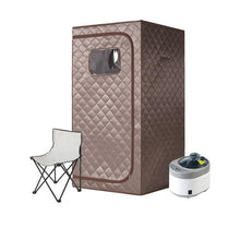 DKDZZXHUS Portable 2 Person Sauna Tent Home Sauna Kit Double Full Body Large Space Spa 4L Steam Machine