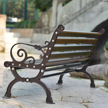 AEYSD-456 Garden Bench Garden Outdoor Backrest Benche, Leisure Chair Cast Aluminium, Patioen Balcony Chair Outdoor Bench(Medium)
