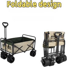 Big Vendor Cart for Outdoor Event – Portable Mobile Food Cart, Heavy Duty Folding Utility Grocery Wagon, for Commercial Street, Beaches, Festivals, Farmers Market(Black,35.4x39.3in)