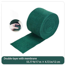 10 Rolls Tree Protector Wrap - Heavy Duty Breathable Trunk Guard For Winter Freeze Sun Scald Protection - Ideal For Saplings (Size:55.77 ft/17 m × 4.72 in/12 cm,Color:Green Double-layer with membrane)
