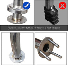 Pool Handrail Handle Grab Rails Swimming Swimming Pool Handrails, 31.5"x31.5"Stainless Steel Pool Stair Rail for Inground Swimming Pool, Quick Mount