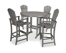 Polywood Palm Coast Bar Set Slate Grey