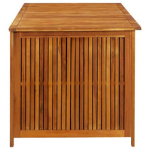 GBCDSWBR Garden Storage Box 59.1x31.5x29.5 in Acacia Wood Patio Bench