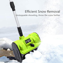 Electric Snow Shovel, Foldable Snow Blower, Easy on Your Back, Snow Thrower with Double Safety Switch, for Driveway Winter Snow Removal(One Batteries)