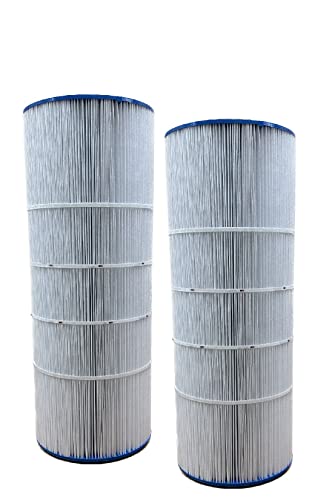 Discount Pool Mart DPM CJ Series Cartridge Replacement Set for Jandy Pro Series Filter Pleated Element CJ200 2 Pack Made in USA | C-9421 A0558902 FC-0825 (200 Sq Ft (28" Height) CJ200 Qty 2 Pack)