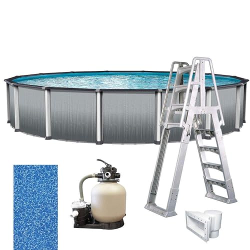 In The Swim 21' Round Above Ground Pool - Weekender (Premium) Package