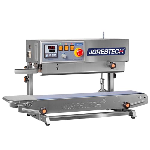 JORESTECH Left-to-Right Continuous Band Sealer CBS-730 with Digital Temperature Control Steel