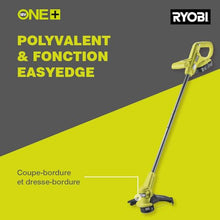 RYOBI - Edger Cutter/Edger 18V - Cutting Ø 23 cm - Wire Ø 1 x 1.6 mm - 1 Lithium Battery 18V 1.5 Ah and 1 Charger 1.5 A - RY18LT23A-115