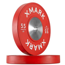 XMark Competition Bumper Plates 55 lb Pair Red