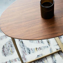 NRFJFOP Tray Iron Art Sofa Table Oval Coffee Living Room Furniture Side Tables Fruit Service Plate
