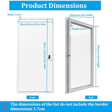 White Metal Access Panel Door in Hatch Cover for Gas, Water, Electricity - Durable Service Door with Lockable for Access Door 24"×36"/30"×20"/32"×48"(20x48in/51x122cm)