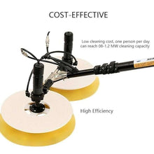 Photovoltaic Panel Cleaning Tool, Window Solar Panel Cleaning Brush, Home Roof PV Panel Cleaner, Dual Head Cleaner for Commercial Large Unpowered Clean Environments 2.1m-7.5m.