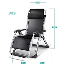 IIPOSAQQ Zero Chair Patio Outdoor Adjustable Reclining Folding Chair Lawn Lounge Chair for Deck Beach Yard and Beach with Pillows
