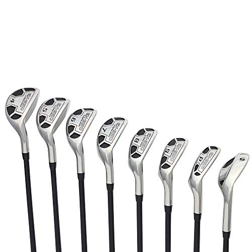 Powerbilt Men's Golf EX-550 Hybrid Iron Set Black