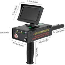 JDXQBLD Underground Gold Detector, Metal Detector Metal Finder, Professional Metal Detector with 3D HD Display, 30m Depth of Detection & 1200m Search Range for Copper, Silver, Gold, D